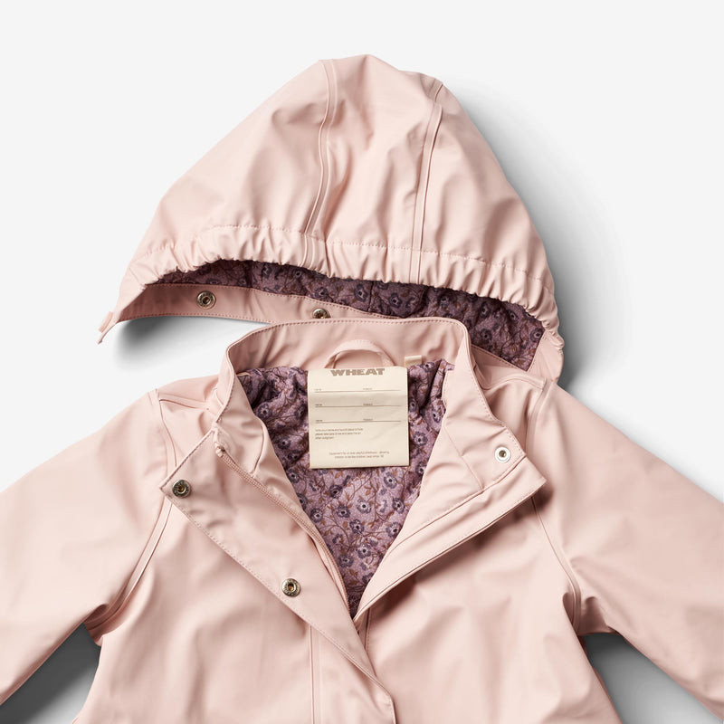 Wheat Outerwear Thermo Rain Jacket Rika Rainwear 2313 pale rose