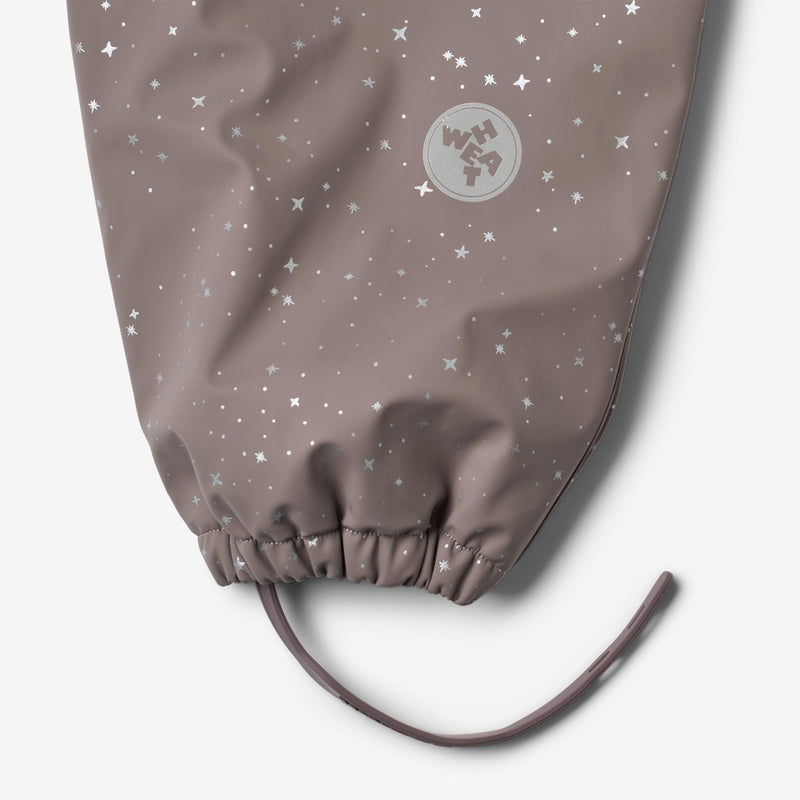 Wheat Outerwear Thermo Rain Overalls Lian Overall 1036 purple stone stars