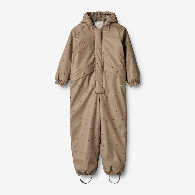 Wheat Outerwear Thermo Rainsuit Aiko Rainwear 0227 dry grey houses