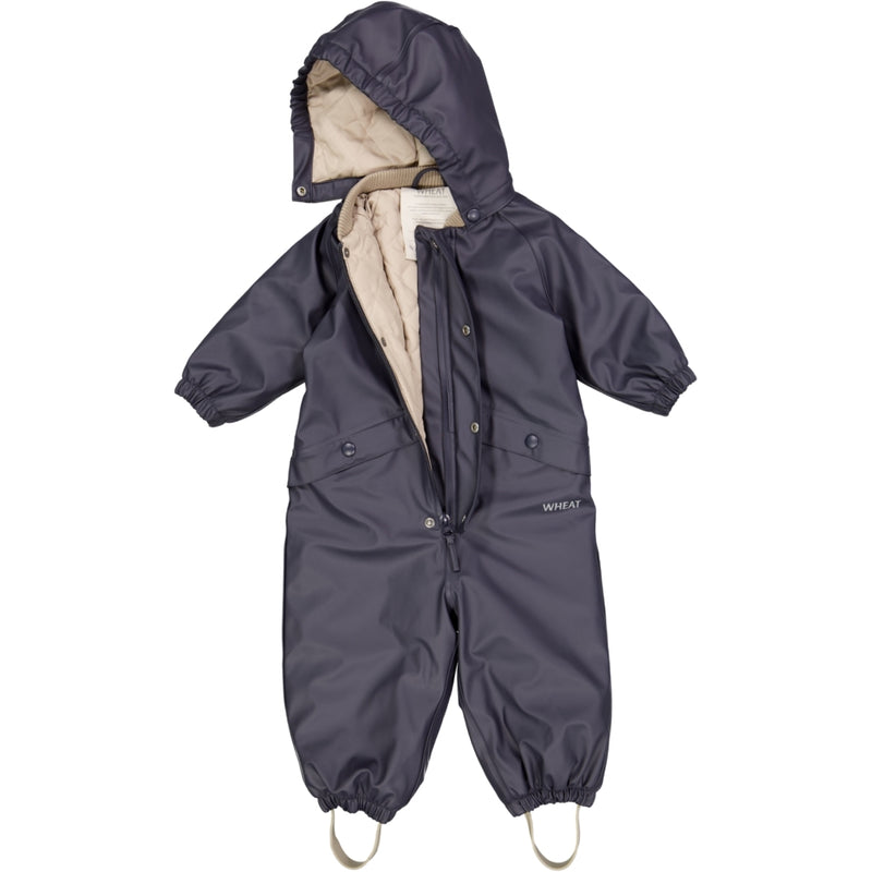 Wheat Outerwear Thermo Rainsuit Aiko Rainwear 1020 deep blue