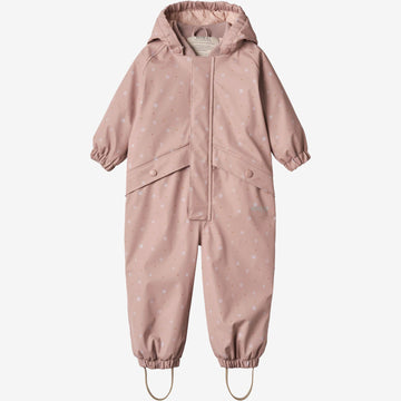 Wheat Outerwear Thermo Rainsuit Aiko | Baby Rainwear 2401 powder rose flowers