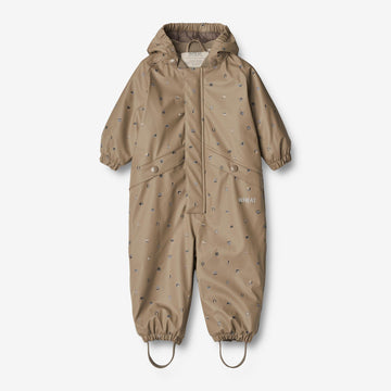 Wheat Outerwear Thermo Rainsuit Aiko | Baby Rainwear 0227 dry grey houses