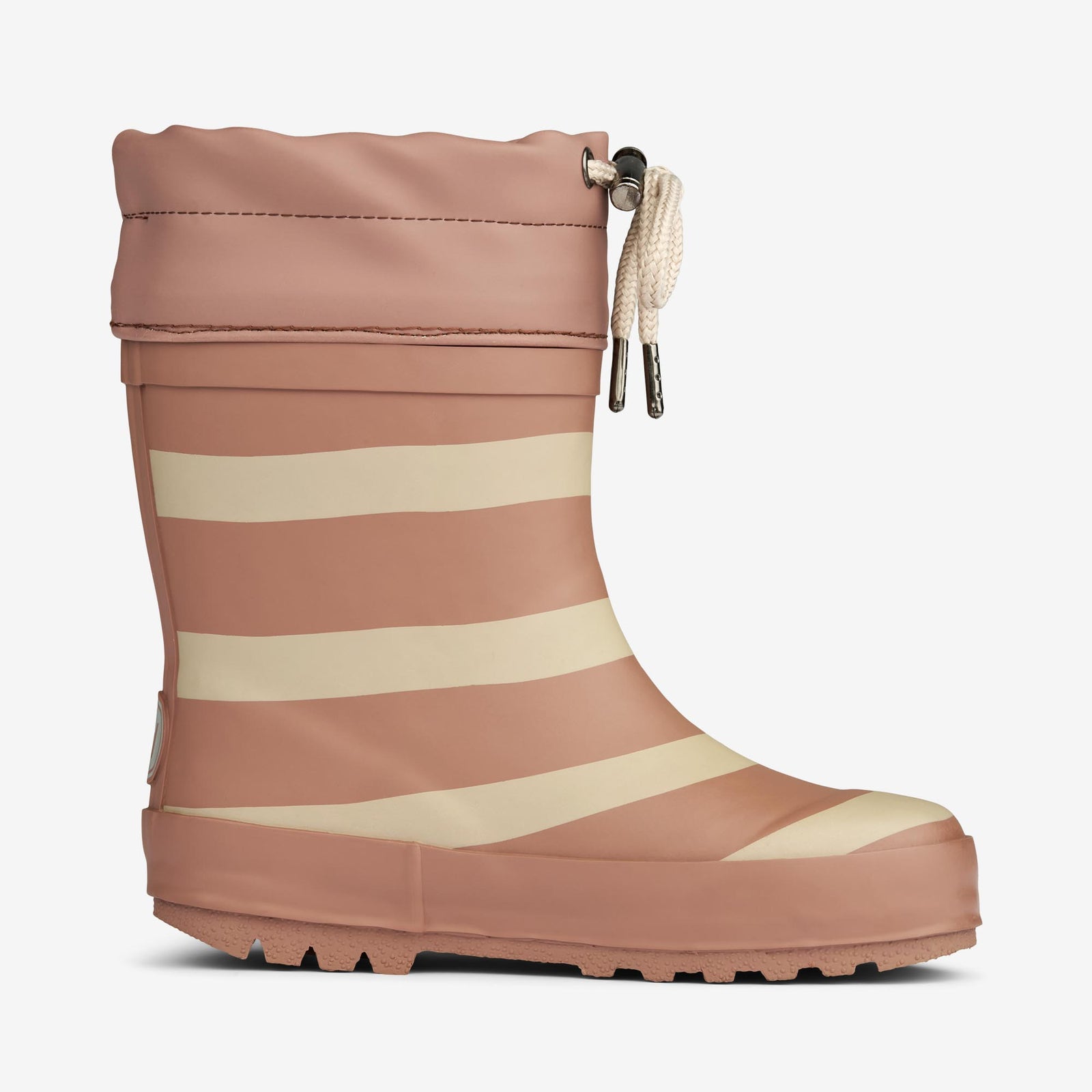 Thermo Rubber Boot Print old rose stripe Wheat.eu