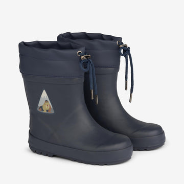 Wheat Footwear Thermo Rubber Boot Solid Rubber Boots 1432 navy