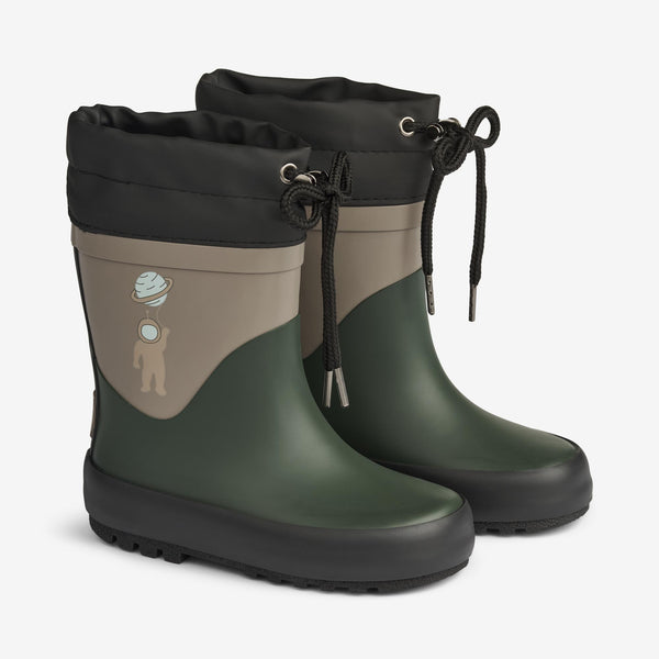 Rain boots hot sale with fur