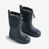 Wheat Footwear Thermo Snowboot Drizzle Rubber Boots 1432 navy