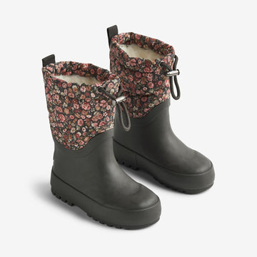 Wheat Footwear Thermo Snowboot Drizzle Winter Footwear 1186 raven wild flowers