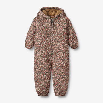 Wheat Outerwear Thermosuit Hayden | Baby Thermo 1186 raven wild flowers