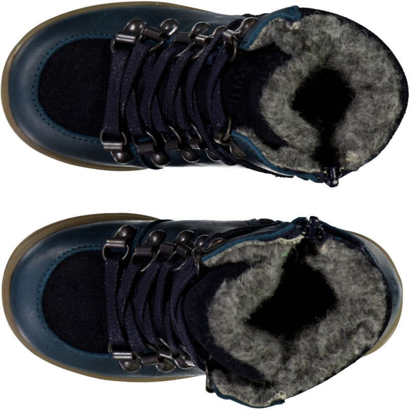 Wheat Footwear Toni Tex Hiker Winter Footwear 1432 navy