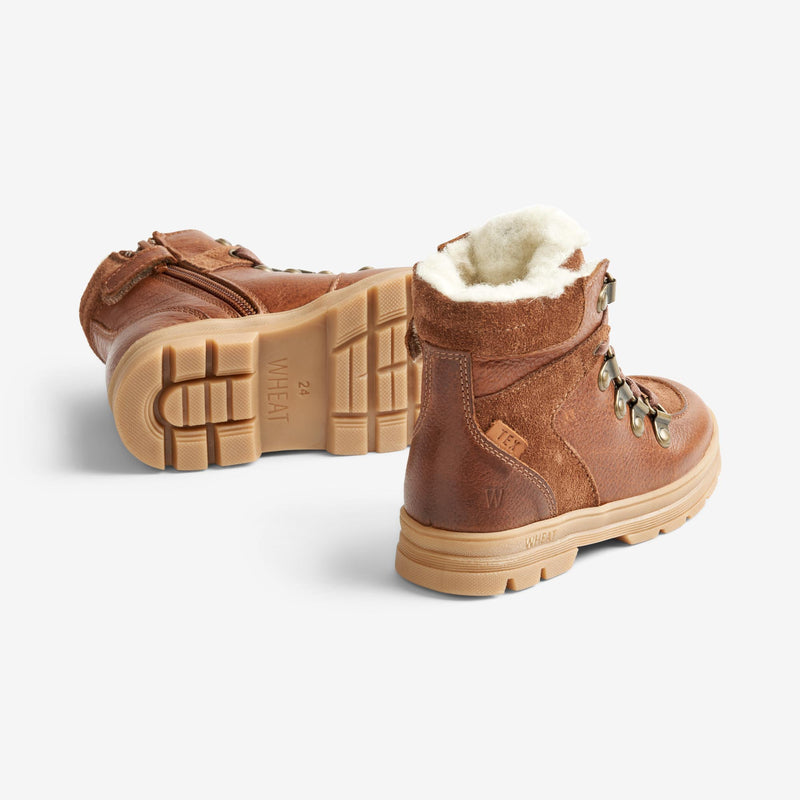 Nord Snow Boots 46 Nord Winterboot Winterboot Toni Hiker Tex Cognac –
