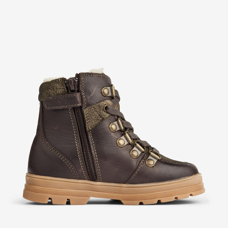 Wheat Footwear Toni Tex Hiker Glitter Winter Footwear 3000 brown