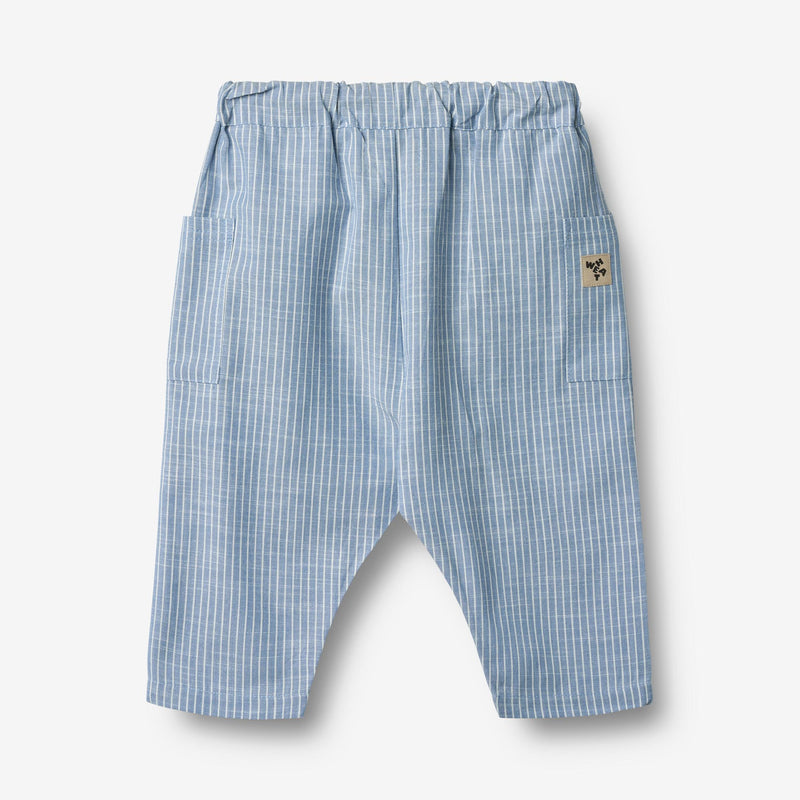 Wheat Main Trousers Arne Trousers 1048 blue stripe