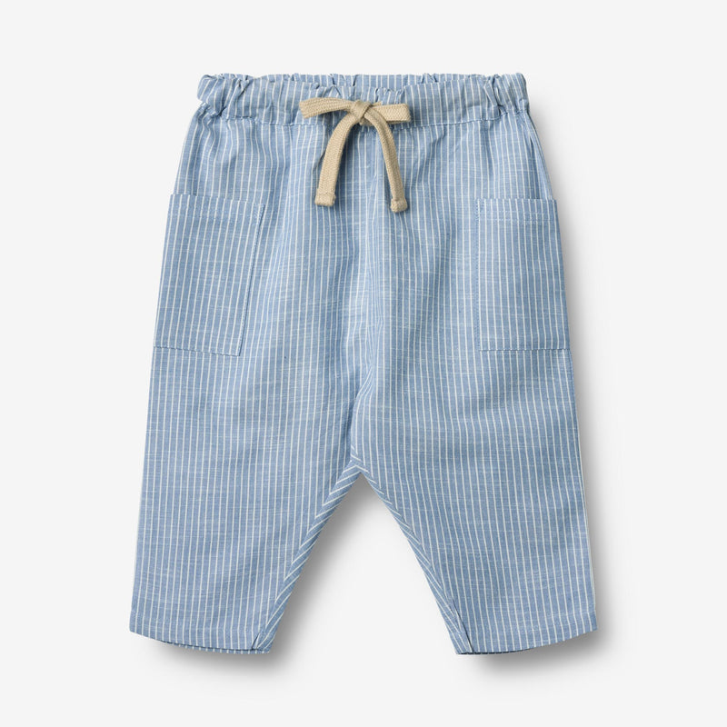 Wheat Main Trousers Arne Trousers 1048 blue stripe