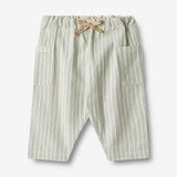 Wheat Main Trousers Arne Trousers 4109 aquablue stripe