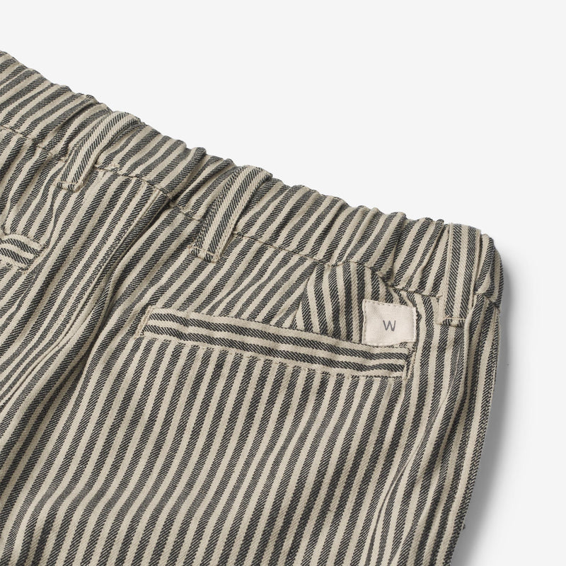 Wheat Main Trousers Egon Trousers 0030 black coal stripe