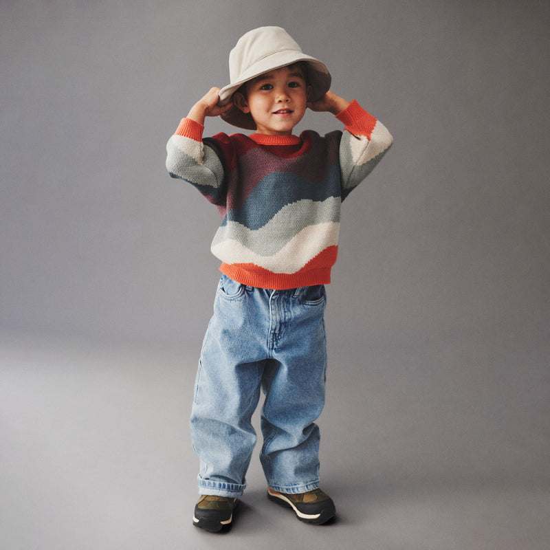 Wheat Main Trousers Felix Denim 4030 light blue
