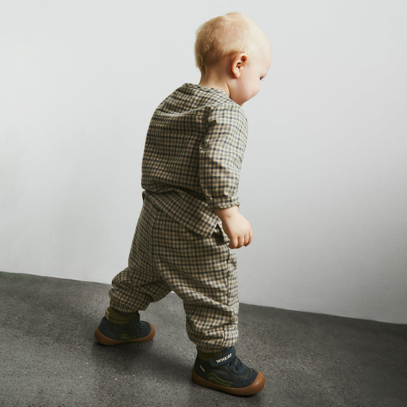 Wheat Main Trousers Lined Blake Trousers 1306 blue check