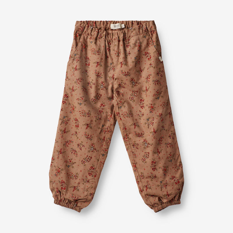 Trousers Malou Lined - berry dust flowers –
