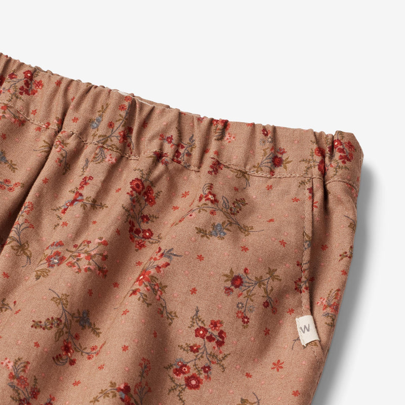 Wheat Main Trousers Malou Lined | Baby Trousers 2122 berry dust flowers