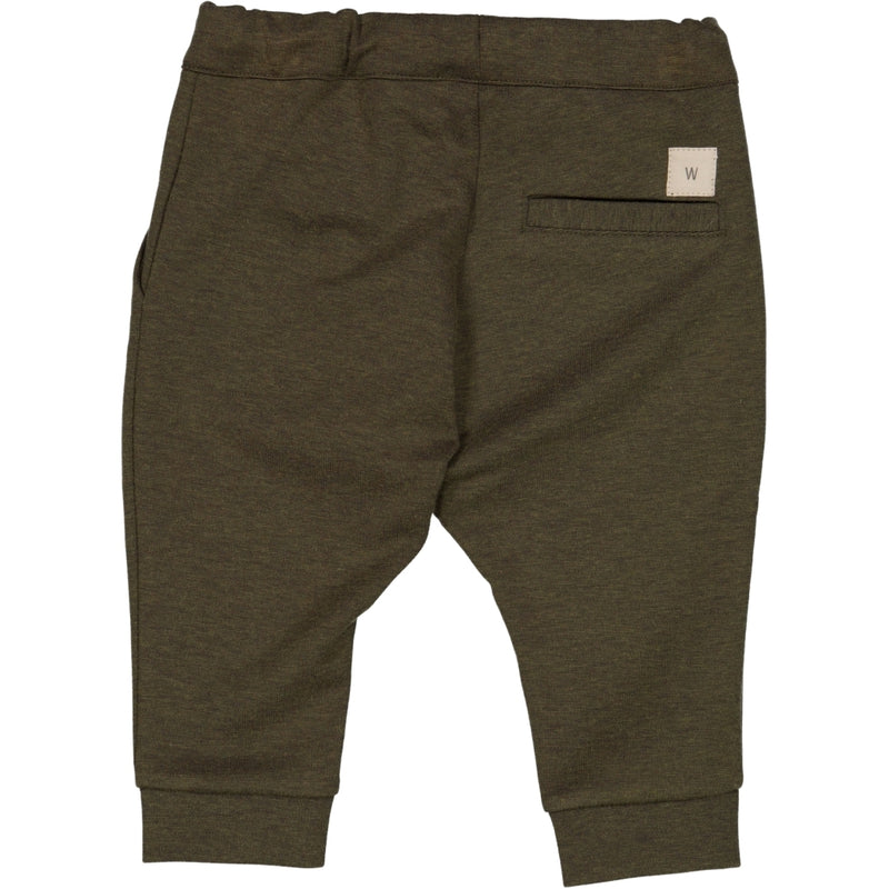 Wheat Main Trousers Max Trousers 4123 dark moss melange