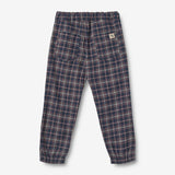 Wheat Main Trousers Rufus Lined Trousers 1437 navy check