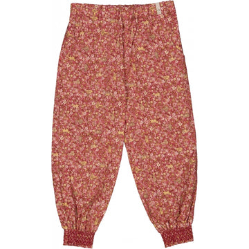 Wheat Main Trousers Sara Lined Trousers 9082 flowers and cats