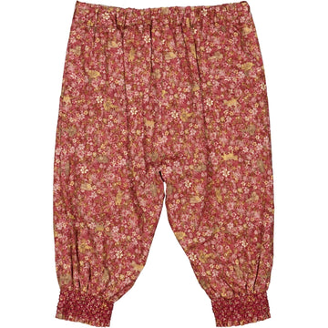 Wheat Main Trousers Sara Lined Trousers 9082 flowers and cats