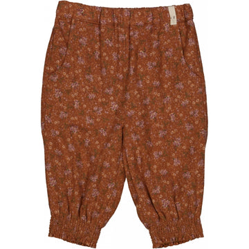 Wheat Main Trousers Sara Lined Trousers 0002 bronze flowers