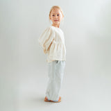 Wheat Main Trousers Sasha Trousers 9664 summer sky stripe