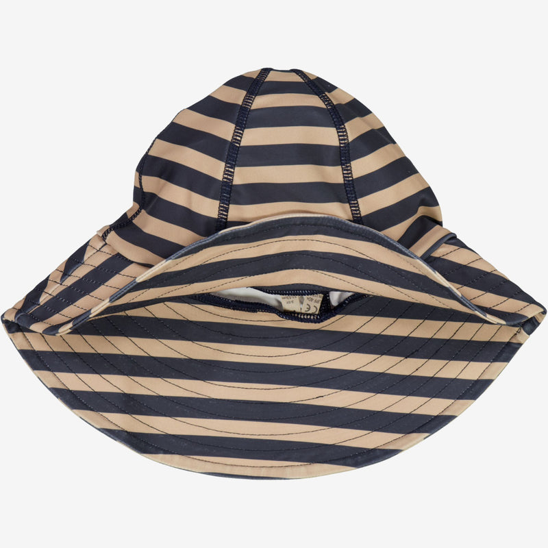 Wheat UV Sun Hat Swimwear 1073 ink stripe