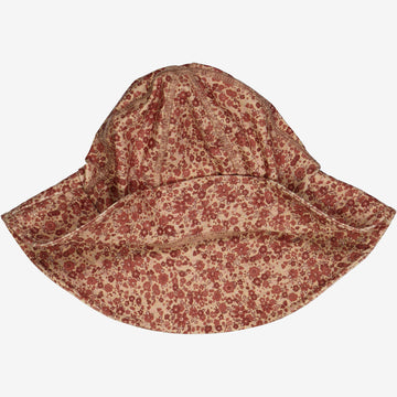 Wheat Main UV Sun Hat Swimwear 2073 red flower meadow