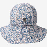 Wheat Main UV Sun Hat Swimwear 1301 blue flower meadow