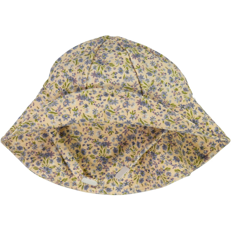 UV Sun Hat - blue flowers