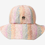 Wheat Main UV Sun Hat Swimwear 9506 rainbow flowers