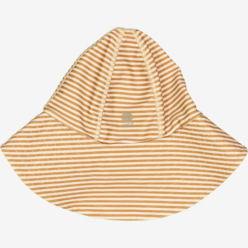 Wheat Main UV Sun Hat | Baby Swimwear 5096 golden green stripe