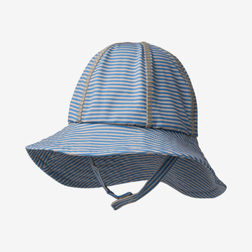 Wheat Main UV Sun Hat Bora Accessory 9580 blue swim stripe