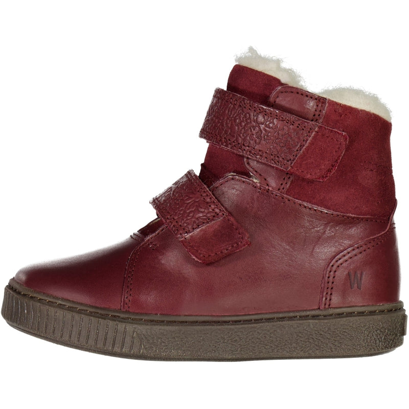 Wheat Footwear Van Velcro Tex Boot Winter Footwear 2120 berry