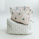 Wheat Main Wash Bag Large Ziggi Home 9634 blue ocean stripe
