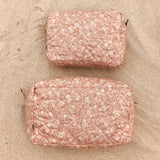 Wheat Main Wash Bag Small Ziggy Home 1187 rose flower meadow