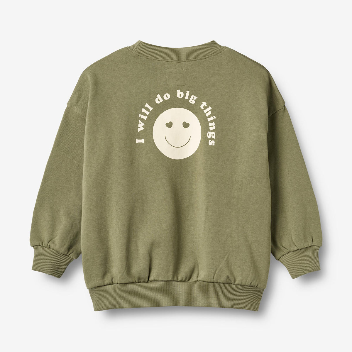 wear out sweat カーキ MO&Co.Women's Cut Back Slit Cotton Sweatshirt Loose Casual