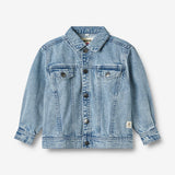 Wheat Collab Wheat x Pernille Teisbæk | Denim jacket Vive Jackets 1043 blue