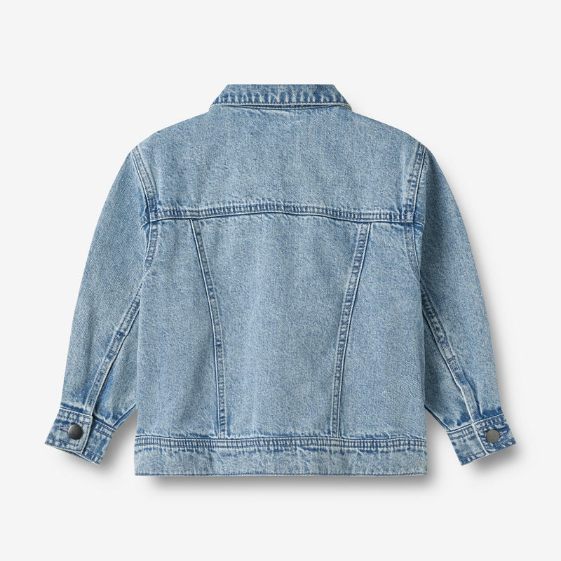 Wheat Collab Wheat x Pernille Teisbæk | Denim jacket Vive Jackets 1043 blue
