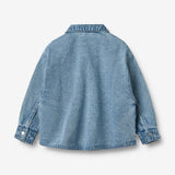 Wheat Collab Wheat x Pernille Teisbæk | Shirt L/S Pappo Shirts and Blouses 1043 blue