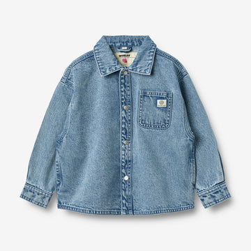 Wheat Collab Wheat x Pernille Teisbæk | Shirt L/S Pappo Shirts and Blouses 1043 blue