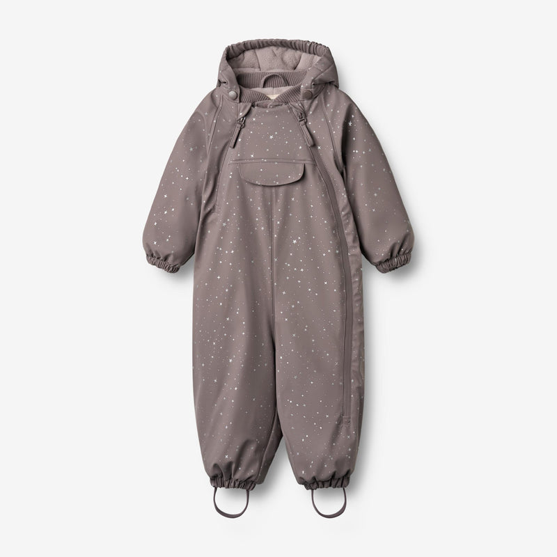 Wheat Outerwear Wintersuit Evig Outdoor Suit 1036 purple stone stars