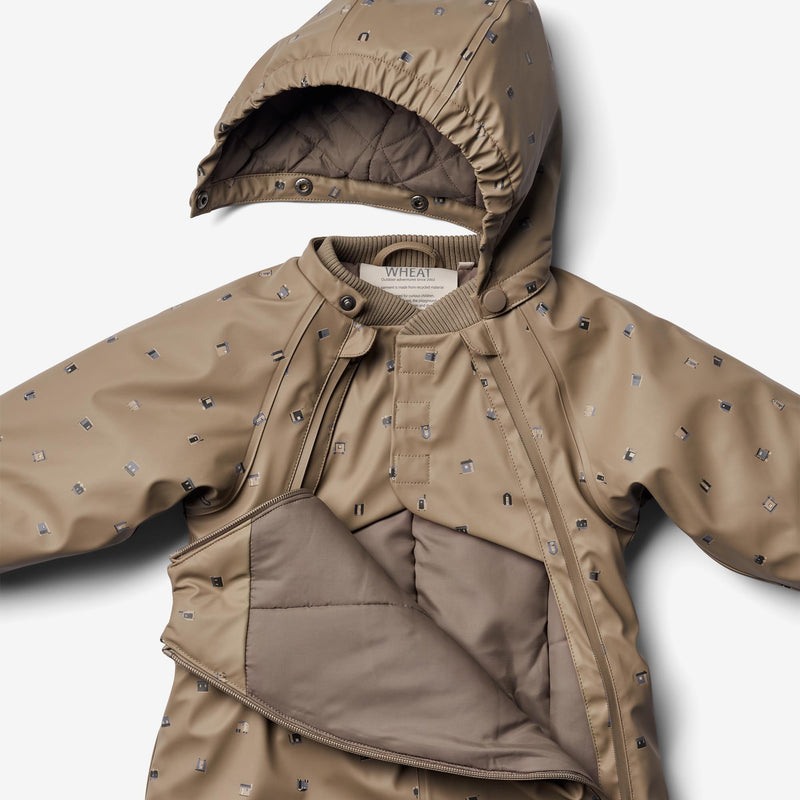 Wheat Outerwear Wintersuit Evig | Baby Snowsuit 0227 dry grey houses