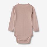 Wheat Wool Wool Body L/S Lucca Underwear/Bodies 1135 dry rose