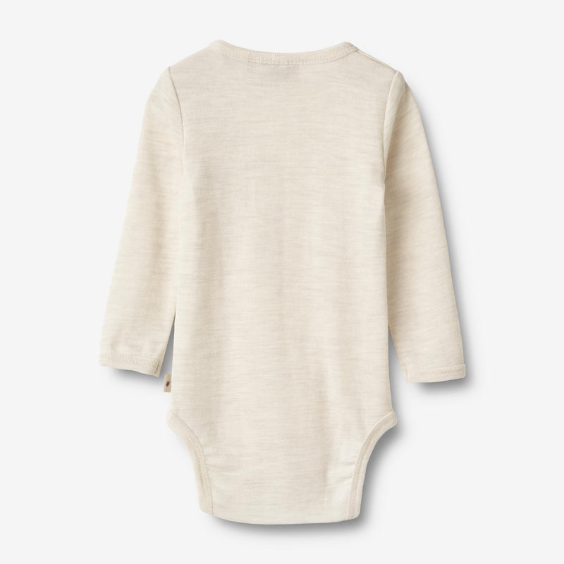 Wheat Wool Wool Body L/S Lucca Underwear/Bodies 1141 eggshell melange