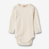 Wheat Wool Wool Body L/S Lucca Underwear/Bodies 1141 eggshell melange