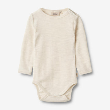 Wheat Wool Wool Body L/S Lucca Body 1141 eggshell melange